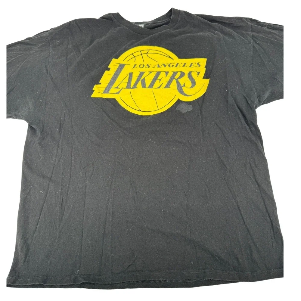 Kobe‎ Bryant 24 T Shirt 2XL Los Angeles Lakers Majestic NBA Black